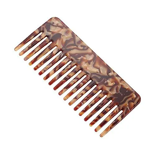 Produktbild: MAGICLULU 2 Stk Kamm Nein Frisierkämme Zahn Entwirrungsbürste Neckholderkämme Für Damen Zähne Leoparden- Jahrgang Lockenshampoo Haar Teller Essig Südkorea Fräulein