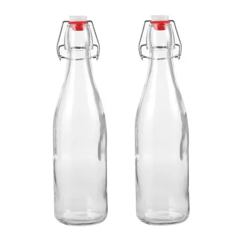 Produktbild: MAGICLULU 500 Ml Saftflaschen Mit Deckel Bier- Und Getränke-aufbewahrungsbehälter Für Aktivitäten Im Innen- Und Außenbereich