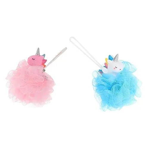 Produktbild: MAGICLULU Badeprodukte Einhorn-schrubbernetz-schrubber Für Die Dusche Tiefenreinigende Haut Badezubehör Für Jungen Und Mädchen Peeling