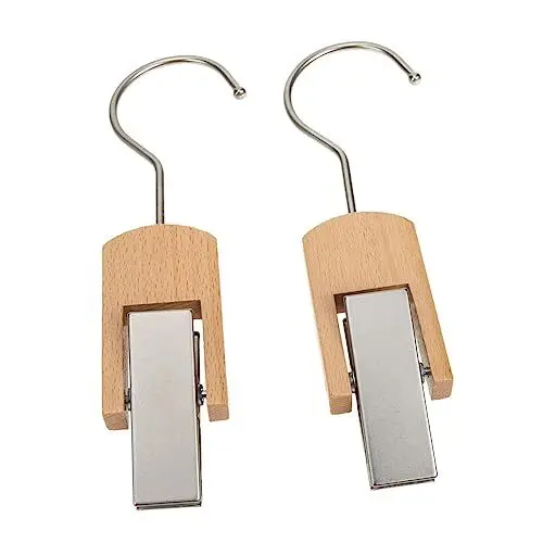 Produktbild: MAGICLULU Robuster Kleiderhaken Aus Holz Einfaches Design Für Mantel Handtuch Hut Vorhang Schal Schuhstrumpf Aufbewahrung