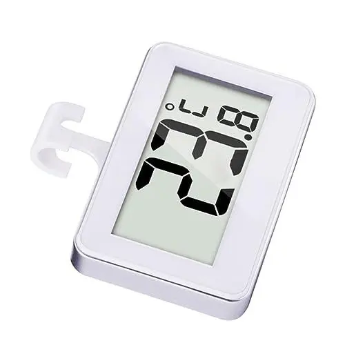 Produktbild: MAGICLULU Digitales Kühlschrankthermometer 2er-pack Magnetisch Hohe Präzision Celsius Fahrenheit 20–60 °c Erfrierungsalarm