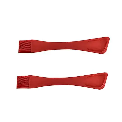 Produktbild: MAGICLULU Silikon-backpinsel 2-teilig Bbq-backpinsel Zum Kochen Backen Und Für Desserts Roter Antihaft-griff