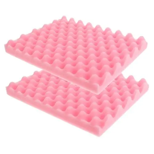 Produktbild: MAGICLULU 2st Blumenschwammmatten Gummipaste-schaumstoffschale Fondantformblech Schwammmatte Dekorieren Fondant-trockenschaum Dekorationswerkzeug Für Backformen Fondant-Werkzeuge Rosa