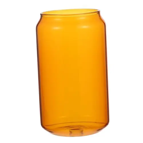 Produktbild: MAGICLULU 2st Kaltgetränkebecher Aus Glas Trinkglas Cocktailbecher Bier Kann Glas Eistee-gläser Eiskaffeetasse Whisky-becher Tassen Blaues Dosenglas Trinkbecher Aus Glas Glasdose Milch Wodka