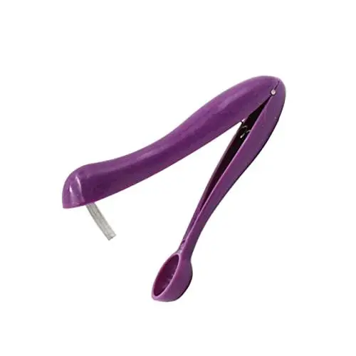 Produktbild: MAGICLULU 2st Kirschentkerner Kirschentferner Fruchtausstecher Fruchtschäler Haushaltsgegenstände Kirschkernentferner Ananasschäler Olivenentkerner Hausbedarf Ananasentkerner Violett
