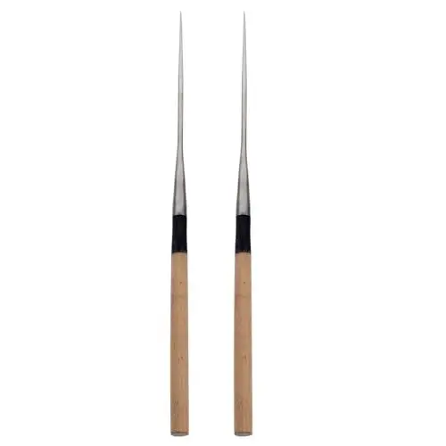 Produktbild: MAGICLULU 2st Sashimi-stäbchen Moribashi- Essstäbchen Japanischer Stil Essstäbchen Extra Essstäbchen St Bchen Hashi- Essstäbchen Holz Reisen Frittierte Essstäbchen Superlang