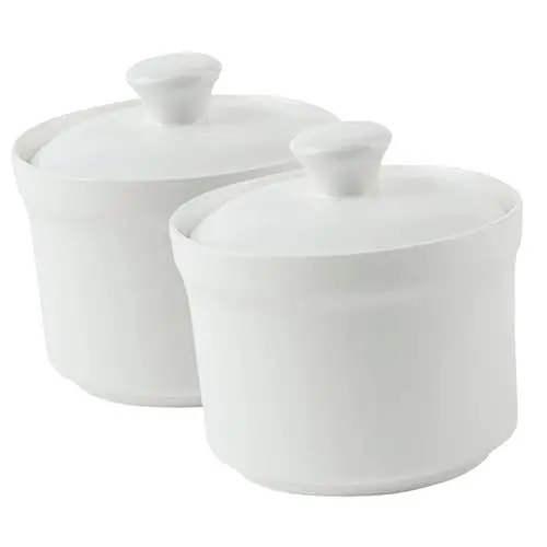 Produktbild: MAGICLULU 4 Zoll Keramik- Mit Deckel Gedämpfte Tasse Elegante Keramik-dessertschale Für Küche Und Camping