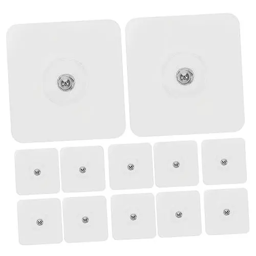 Produktbild: MAGICLULU 30st Keine Nagelspur Fotodrahtaufhänger Hochleistungshaken Aufbewahrungshaken Betonschraube Selbstklebende Wandaufhänger Handtuch Bademantel Rostfreier Stahl Bild Nagelhaken