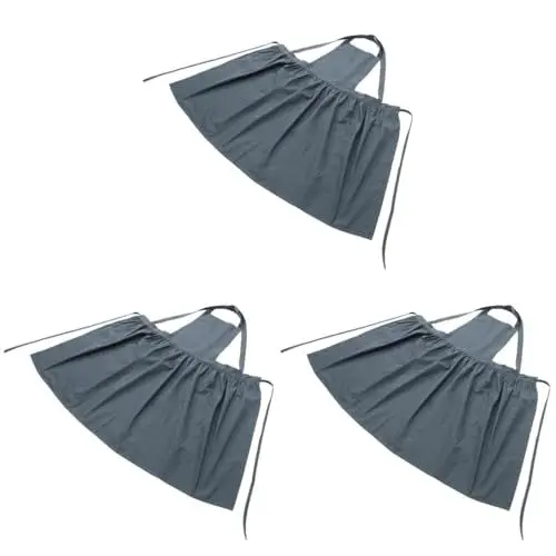 Produktbild: MAGICLULU 3St Küchenweste Schürze Leibchen für Damen Schürze zum Backen Arbeitsschürze für die Küche Geschäft Muskelshirt Tanktops Café-Schürzen Küchenversorgung Haupt Küchenwaren Baumwolle