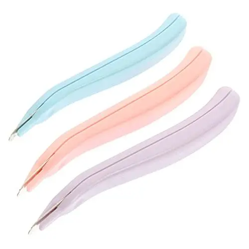 Produktbild: MAGICLULU 3St Magnetischer Nagelentferner platzsparende space saver Büroklammerentferner gebogener Klammerabzieher Hefter Nagelwerkzeuge arbeitssparender Heftklammerentferner Bürobedarf Mini