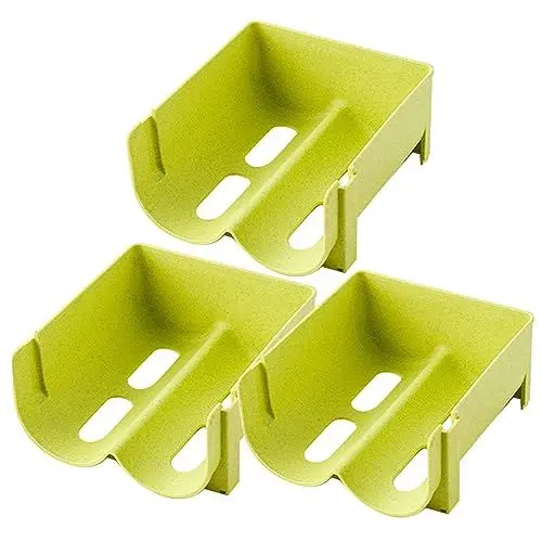 Produktbild: MAGICLULU 3St kann Rack Kühlschrank im Büro Weinkühlschränke Bier Getränkedosenhalter Trinkflaschenständer überlagert Regal Wasserflaschenhalter Veranstalter Aufbewahrungskiste Plastik