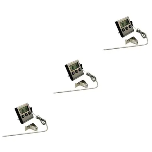 Produktbild: MAGICLULU 3sätze Barbecue Ofenthermometer Aus Mit Clip Präzise Temperaturmessung Für Und Backwaren Für Grill Und Küche