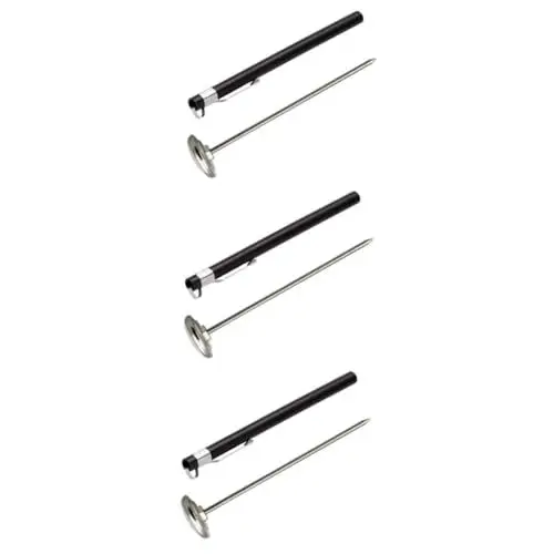 Produktbild: MAGICLULU 3stücke Lebensmittelthermometer Für Kaffee Und Milch Präzises Mini-thermometer Für Küche Restaurant Und Zuhause Batteriefrei Schnell Und Einfach Zu Bedienen Für Verschiedene