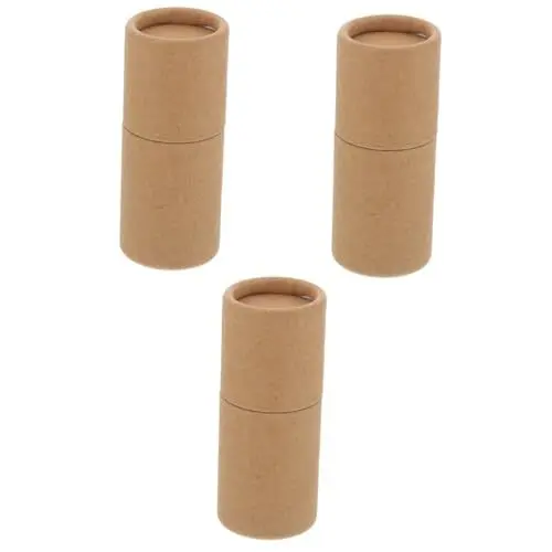 Produktbild: MAGICLULU 3er-box Verpackungsbox Für Rollerballflaschen Papierröhren Mit Deckel Pappröhre Handwerkliche Röhren Geschenkpapierrolle Geschenkbehälter Kisten Verpacken Runden Kraftpapier