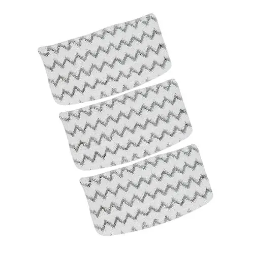Produktbild: MAGICLULU 3st Dampfwischer Staubtücher Staubpad Mopp Dampfzubehör Dampfmop-pad Bezüge Für Dampfbesen Hai-dampfmopp-pads Dampfwischmatten Weiß