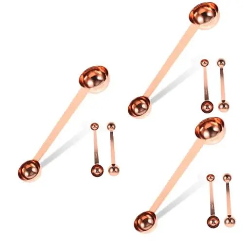 Produktbild: MAGICLULU 3st Messlöffel Messbecher Rostfreier Stahl Tragbar Metall