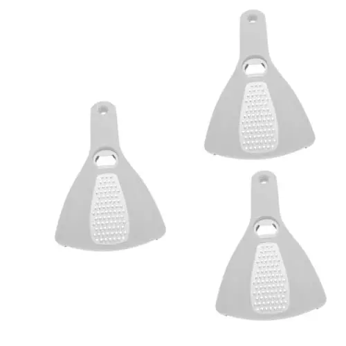 Produktbild: MAGICLULU 3st Reibe Karottenschredder Sprühen Sportwasserflasche Bier Flaschenöffner Dosenöffner Elektrisch Elektrischer Dosenöffner Shaker-flasche Obst-gemüse-schäler Grey Rostfreier Stahl
