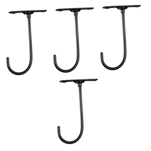 Produktbild: MAGICLULU 4stücke Metal Banana Holder Hanger Für Küche Unterbau-bananenaufhänger Mit Drehbarem Design Frischhaltung Und Langlebig Für Schränke Und Obstaufbewahrung