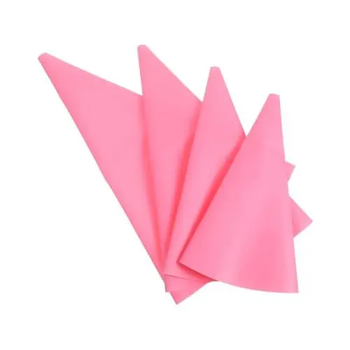 Produktbild: MAGICLULU 4 Stück Kuchendekorationszubehör Wiederverwendbare Spritzbeutel Lebensmittelecht Zum Backen Spritzbeutel Spritzbeutel Für Kekse Vielseitig Zum Backen Von Dekorationen