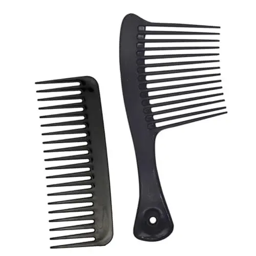 Produktbild: MAGICLULU 4 Stück Großer Messerkamm Professionelle Haarbürsten Schwarzer Kamm Stylischer Kamm Frisierkamm Kämme Für Lockiges Haar Professioneller Kamm Anzug Harz Damen Werkzeug Glattes Haar