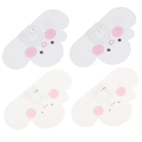 Produktbild: MAGICLULU Wandhaken Zum Aufhängen 4 Stück Wolkenform Klebrige Wandhaken Für Glatte