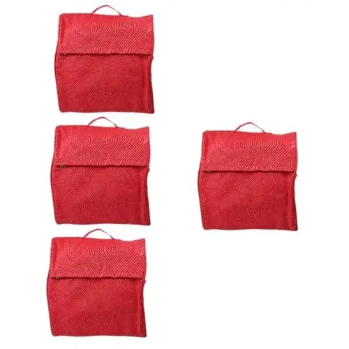 Produktbild: MAGICLULU 4 Stück Standmixer Abdeckung Staubabdeckung für Küchengeräte Mixer Schutzhaube Haushalt Staubschutzhaube Sofabezug Sicherheitsmaske Hülse Polyester (Polyester) rot