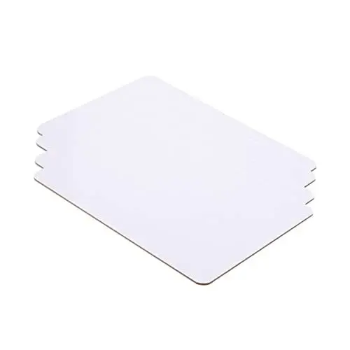 Produktbild: MAGICLULU 4 Stück Weiße, Trocken Abwischbare Tafel Magnetisches Whiteboard Schreibunterlage Für Laptop Trocken Abwischbares Brett Lapboard Trocken Abwischbar Memoboard Miniatur Hölzern Kind