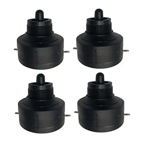 Produktbild: MAGICLULU 4 Stücke Auto Tweeter Lautsprecher Horn Hochleistungs Piezoelektrischer Hochtöner für Autoradios Stabile Einfache Installation Langlebiges Design für Autozubehör