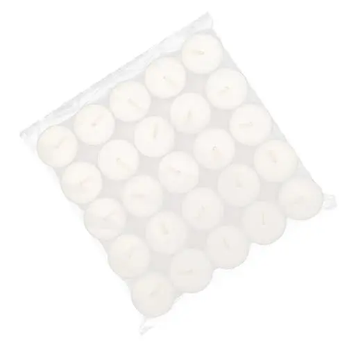 Produktbild: MAGICLULU 50 Stück Natürliche Geruchslose Votivkerzen Rauchfrei 8 Stunden Brenndauer Für Hochzeitsdekorationen Partys Veranstaltungen Weihnachten Halloween