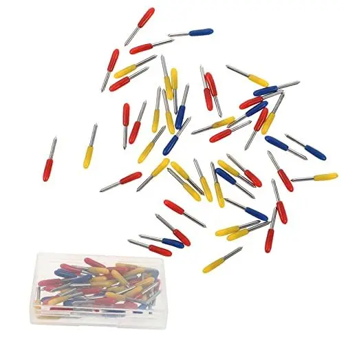 Produktbild: MAGICLULU 50stücke Ersatzklingen Für Schneidplotter Und Präzises Schneidwerkzeug Für Vinyl Und Stoff Langlebig Und Scharfe Kanten Für Sauberes Schneiden