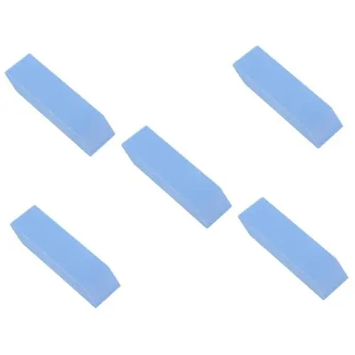Produktbild: MAGICLULU 5St Reinigungstuch Glasreiniger spiegelreiniger Küchenflecken Entferner Wand Flecken Entferner Wasserhahn Reinigung schrubben Radiergummi Topfreinigungszubehör Kalkradierer Blue