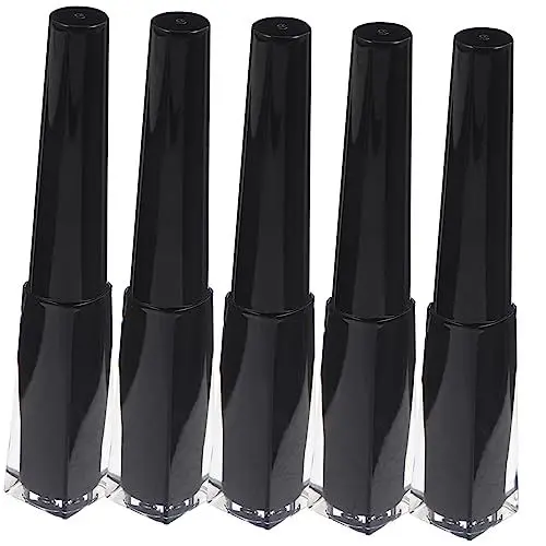 Produktbild: MAGICLULU 5er-pack 3 Ml Schwarze Wimpernwachstumsflüssigkeitsröhren Leere Eyeliner-fläschchen Für Make-up