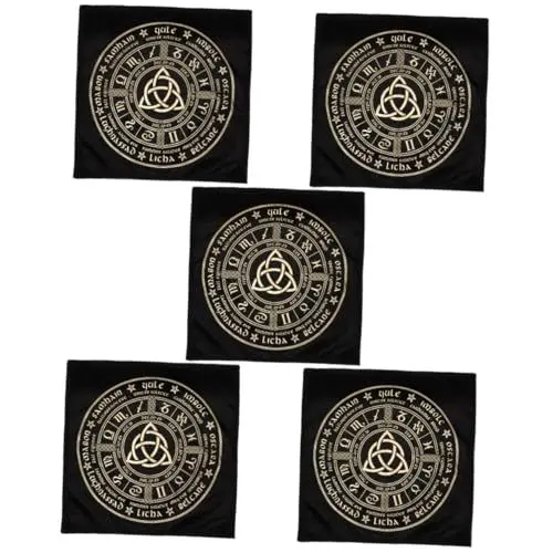 Produktbild: MAGICLULU 5st Tarot-tischdecke Deko Tischdecken Tapeziertisch Wandteppich Tischläufer Zubehör Matte Empfindlich Single-face-Wildleder