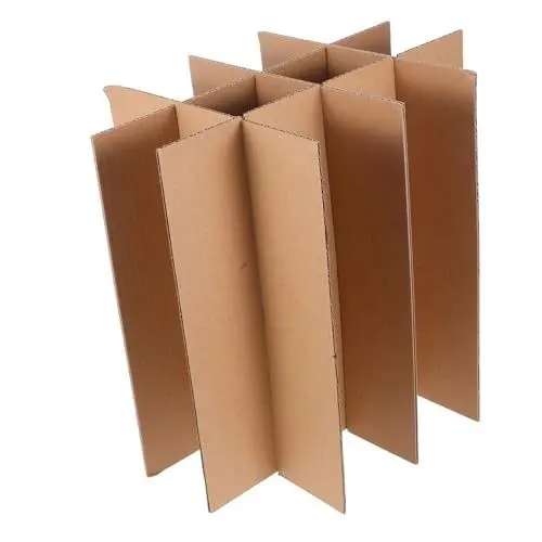 Produktbild: MAGICLULU 5stücke Teiliges Trennwände Aus Karton Für Weinflaschen Sicherer Transport Von Zerbrechlichen Glaswaren Fächer Maß Für Und Versand