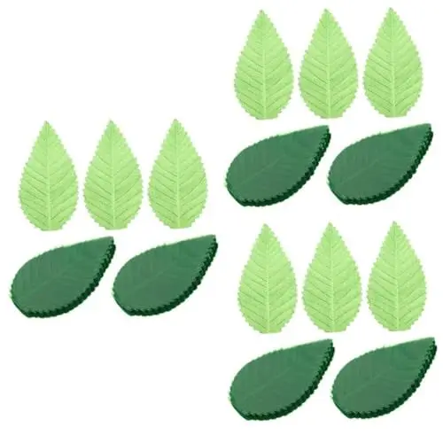 Produktbild: MAGICLULU 600 Stk Sushi-deko-gras Sushi- -gras Sashimi-ziergras Sashimi-gras- Monstera in Form Von Blättern Sashimi-tablett-dekoration Sushi-baran-gras Anlage Künstlich Harz