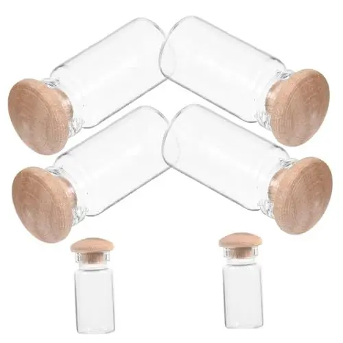 Produktbild: MAGICLULU 6St Miniaturflasche zum Selbermachen dekorative Gläser Puppenhauszubehör möbel Glaskaraffe Heimdekoration im Freien Mini-Hausbedarf Puppenhaus-Layout Glasflasche