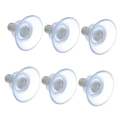 Produktbild: MAGICLULU Glastisch-zubehör 6er-pack Pvc-becher Sichere Becher Schrauben Möbelbecher – Kollision