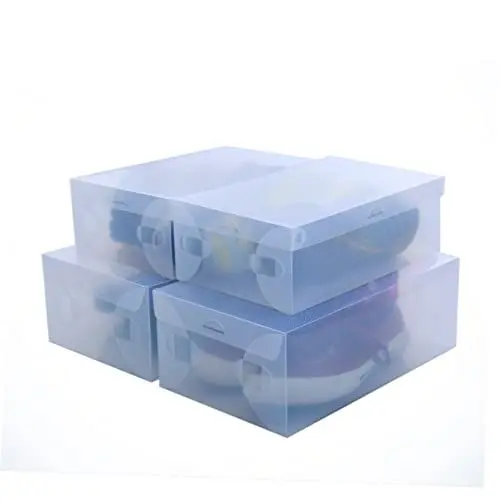 Produktbild: MAGICLULU 6St stapelbare Schuhkartons schuhboxen Schuhaufbewahrungsboxen klar Schublade Aufbewahrungskiste Schuhe Mädchen