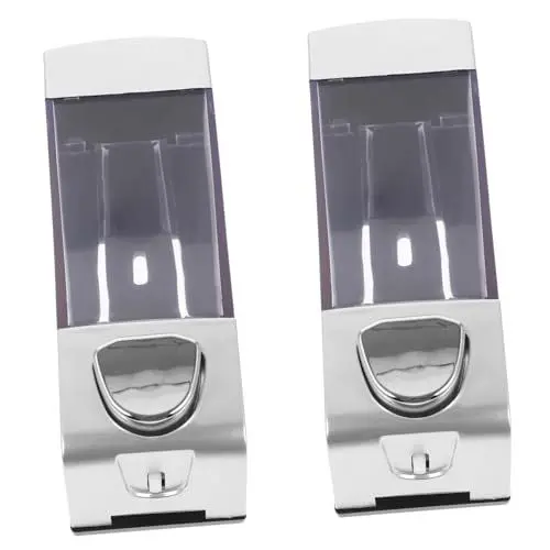 Produktbild: MAGICLULU 6 STK Seifenspender Pumpspender Für Flüssigkeiten Wandmontierter Shampoo-Spender Für Die Dusche Spender Für Geschirrspülmittel Flüssigseife Badezimmer Spender Wandhalterung Abs