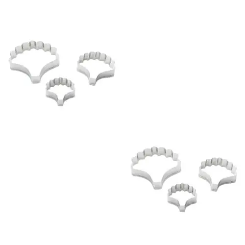 Produktbild: MAGICLULU 6 Stk Cutter Kekse kuchenform Cracker Ausstecher aus Edelstahl Keksform Ausstechform Keksausstecher Fondantschneider Zuckerblume Schneidemaschine Stanzen