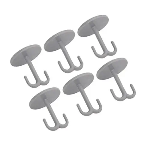 Produktbild: MAGICLULU 6stücke Wandhaken Für Kleidung Und Accessoires Traceless Klebehaken Für Küche Badezimmer Garage Und Büro Praktische Wiederverwendbare Haken Zufälligen Farben