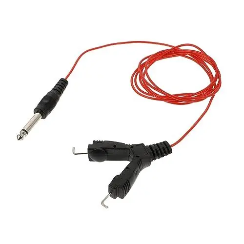 Produktbild: MAGICLULU 6 Stk Spulenmaschinen-hakenschnur Clip-kabel Für Tattoo-stecker Maschinenkabel Netzteilkabel Tattoo-clip-draht Maschinenteile Tattoos Hakenkabel Hakenlinie Aluminiumlegierung Rot