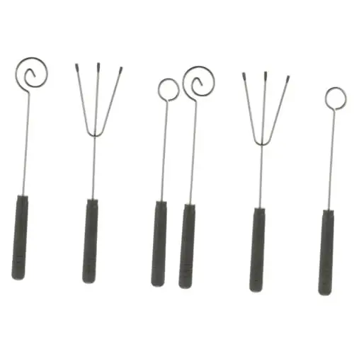 Produktbild: MAGICLULU 2 Sets Vielseitiges Backzubehör Schokoladen-tauchwerkzeug Handgefertigt Für Einfache Kuchen-süßigkeiten-dekoration 3 Stück X 2