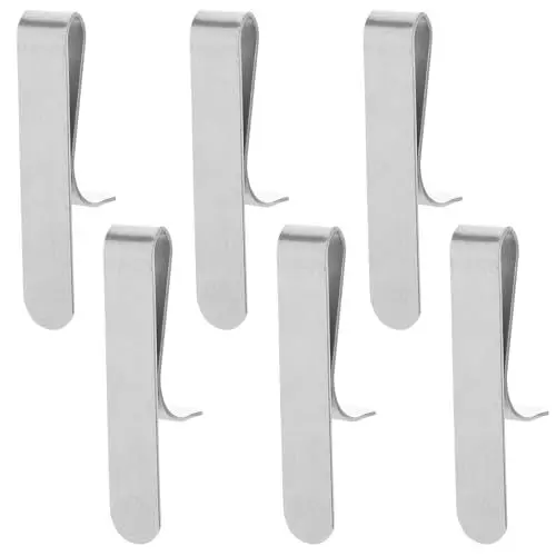 Produktbild: MAGICLULU 6 Stück Edelstahl Tortenring Klemmen – Praktische Clips Für Mousse Kuchen Und Desserts Robuste Und Einfache Handhabung Kompaktes Design Für Die Küche