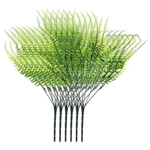 Produktbild: MAGICLULU 6stücke Grünpflanzen Stiele Für Kreative Blumenarrangements Kunstpflanzen Für Dekoration Zu Hause Pflegeleichte Pflanzenaccessoires Für