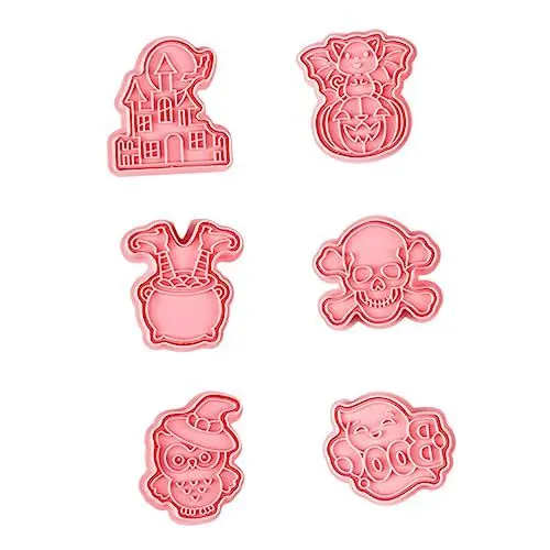 Produktbild: MAGICLULU 6stücke Teiliges Halloween Keksausstecher Material Kreative Formen Für Plätzchen Und Süßigkeiten Für Backen Und Kinderaktivitäten