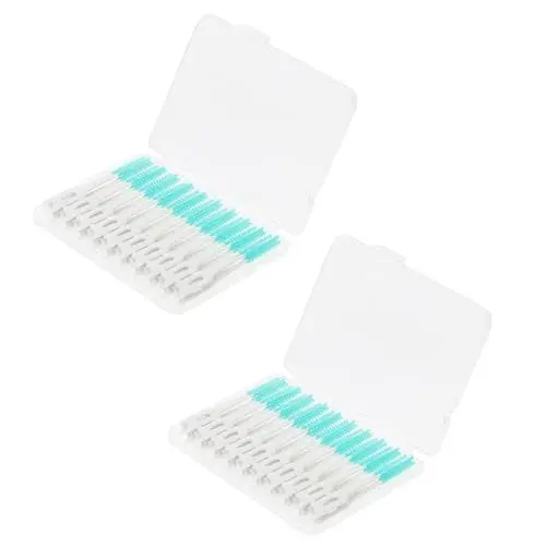 Produktbild: MAGICLULU 80 Stück Zahnfleisch Interdentalbürste Interdentalreinigung Flossers Mundpflegewerkzeuge Zahnlückenreiniger Interdentalbürste Zahnreinigungswerkzeug Picks