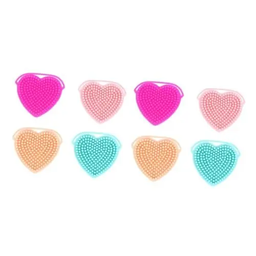 Produktbild: MAGICLULU 2sets Sanfte Gesichtsreinigungsbürste Silikon-gesichtsbürste Manuelle Hautpflegebürste 4pcs * 2