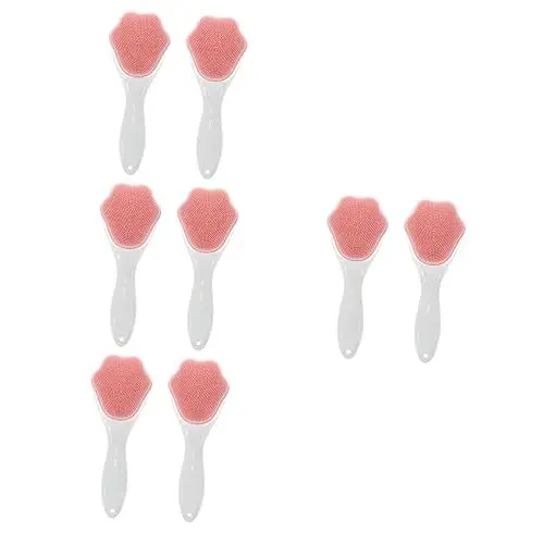 Produktbild: MAGICLULU 8 Stk Gesichtsbürste Silikon Gesichtspeeling Peeling-Gesichtswäsche Katzenpfoten-Gesichtswäscher Gesichtsreiniger handbürste Hautpflege-Tools Gesichtsschwamm Silikonbürste