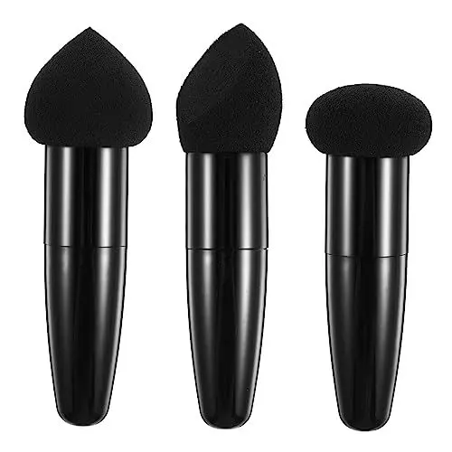Produktbild: MAGICLULU 9 Stk Herzförmiges Gesichtswasser Foundation-Schwämme Schminkpinsel und -schwämme kosmetikpinsel makeup brushes Perücken Puderquaste Make-up-Zubehör Multifunktionaler Make-up-Stift